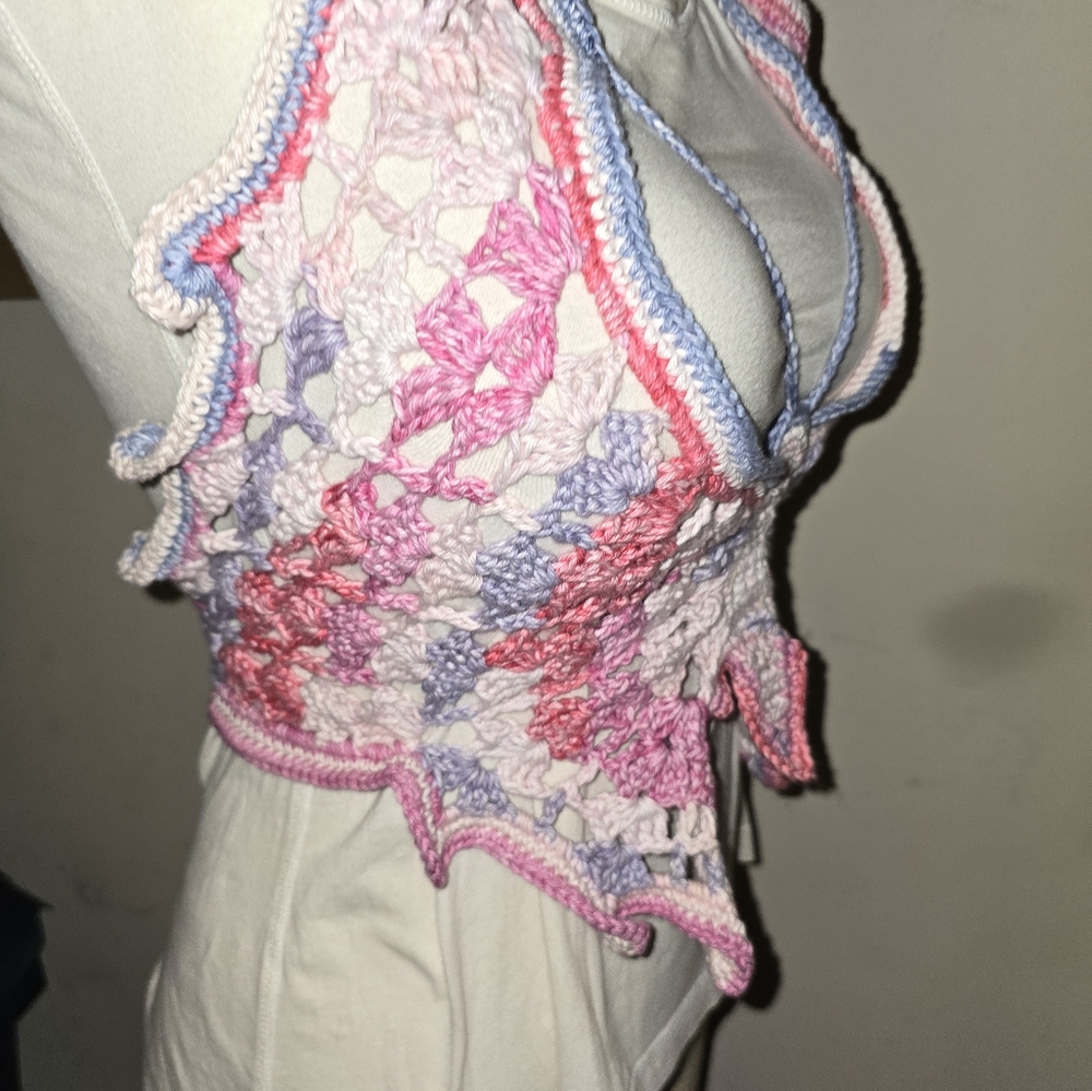 Crochet butterfly top - Picture 3 of 8